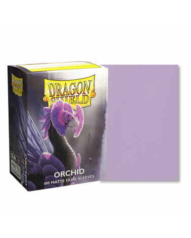 Dragon Shield Sleeves: Standard DUAL - Matte Orchid (100 ct)