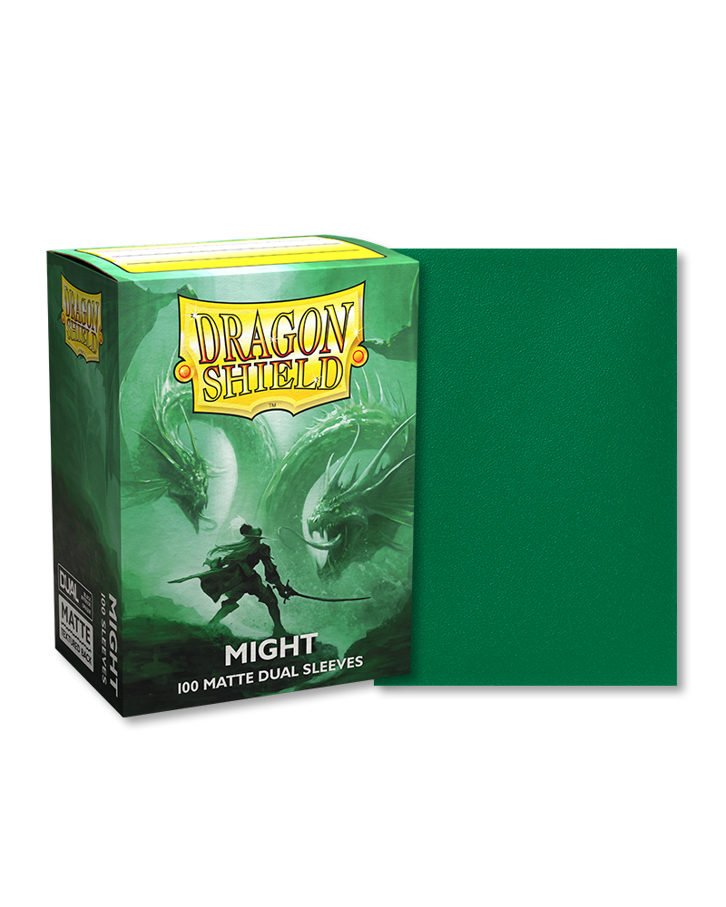 Dragon Shield Sleeves: Standard DUAL - Matte Might (100 ct)