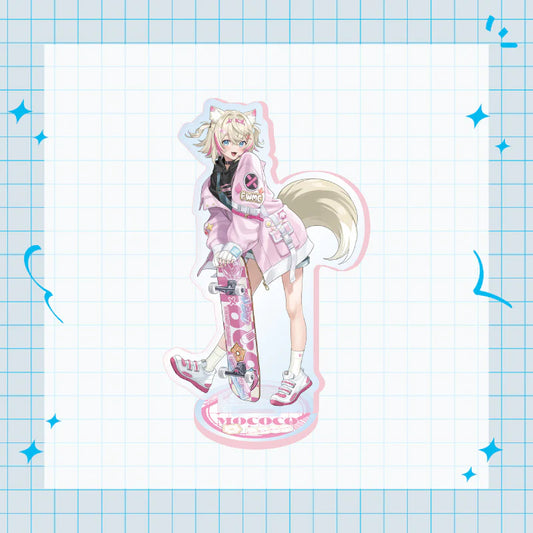 Hololive - Seasonal Days Winter Street Ver. Mococo Abyssgard (Acrylic Stand)