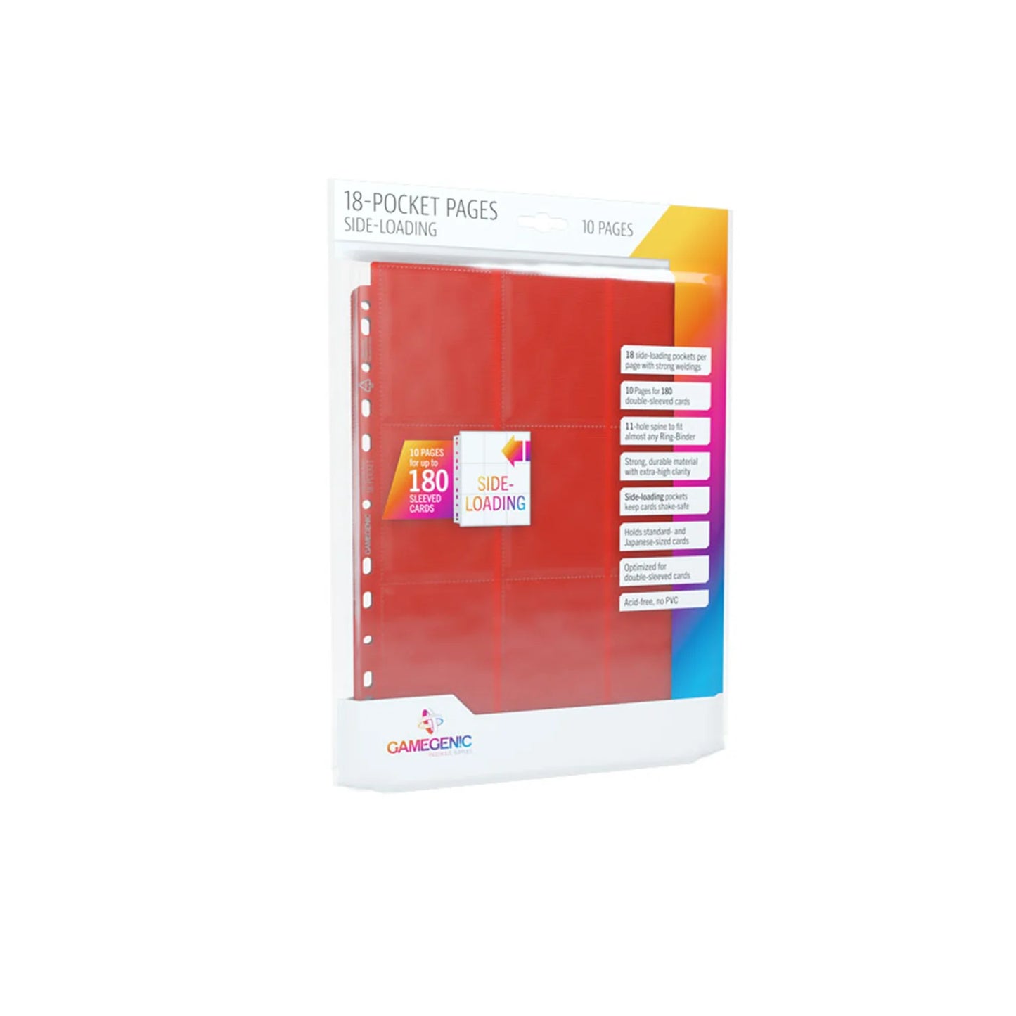 Gamegenic - 18 - Pocket Pages Side Loading (10 Pack)