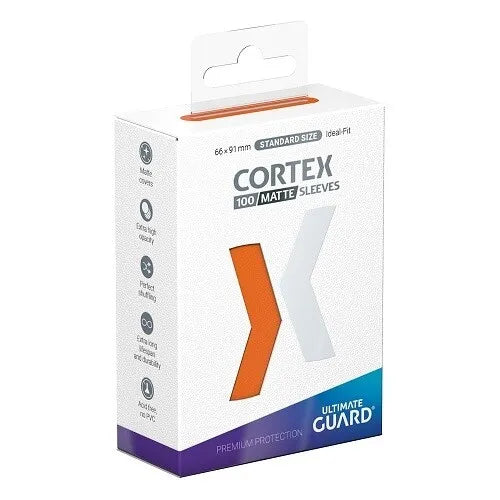 Ultimate Guard - Cortex Sleeves: Standard - Orange Glossy (100 ct)