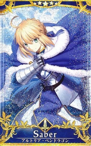 Fate/Grand Order Arcade Card : Artoria Pendragon - Final Ascension (Foil/Fatal)