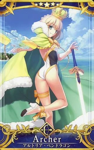 Fate/Grand Order Arcade Card : Artoria Pendragon (Archer) - Stage 4
