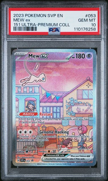 Graded Pokemon - Mew ex (053) 151 Promo PSA 10