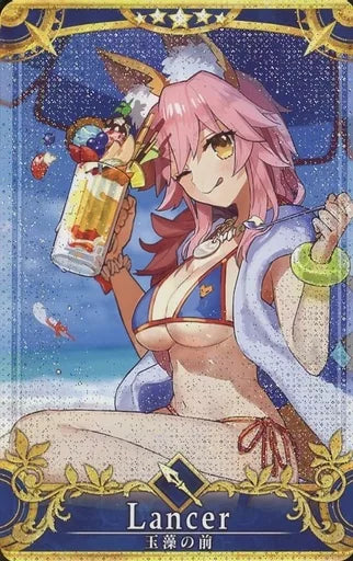 Fate/Grand Order Arcade Card : Tamamo no Mae (Lancer) - Final Ascension (Foil/Fatal)