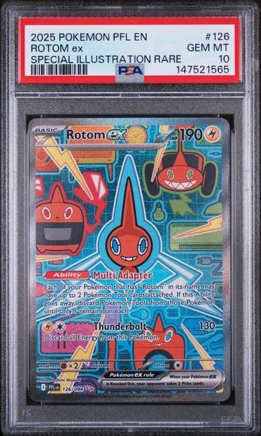 Graded Pokemon - Rotom ex (126/094) Phantasmal Flames PSA 10