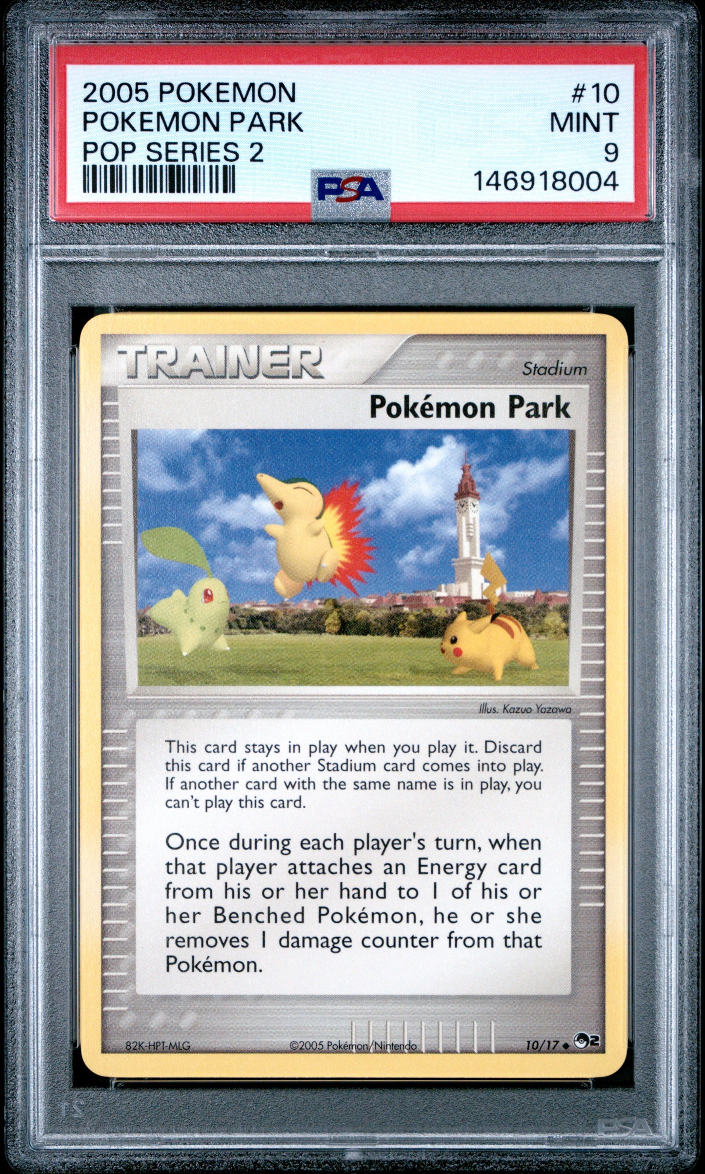 Graded Pokemon - Pokemon Park (10/17) Pop Series 2 PSA 9