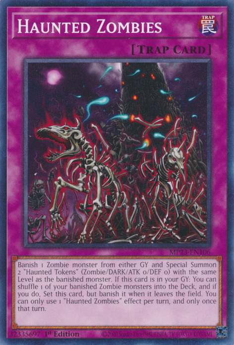 zombie yugioh deck Haunted Zombies [MP23-EN106] Common – Darkwater Games