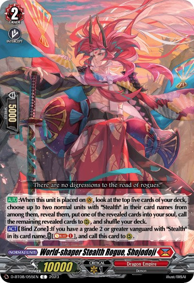 World-shaper Stealth Rogue, Shojodoji (D-BT08/055EN) [Minerva Rising]