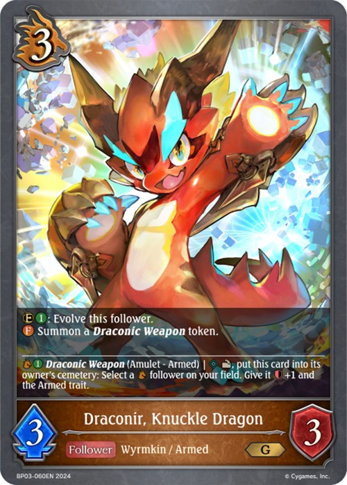 Draconir, Knuckle Dragon (BP03-060EN) [Flame of Laevateinn]