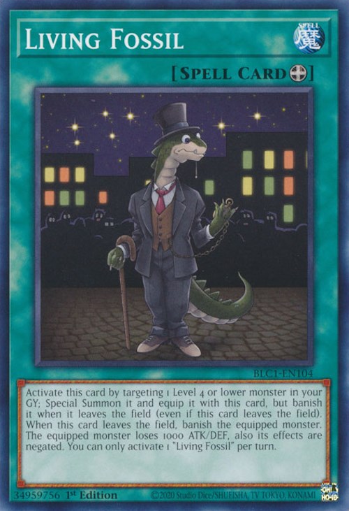 yugioh fossil cards Living Fossil [BLC1-EN104] Common – Darkwater Games