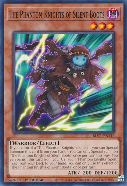 yugioh the phantom knights cards Yu-Gi-Oh! - of Ragged Gloves - LEHD-ENC03 - Common - 1st Edition - Legendary Hero Decks Special Summon them and increase their Levels by 1 The Phantom Knights of Break