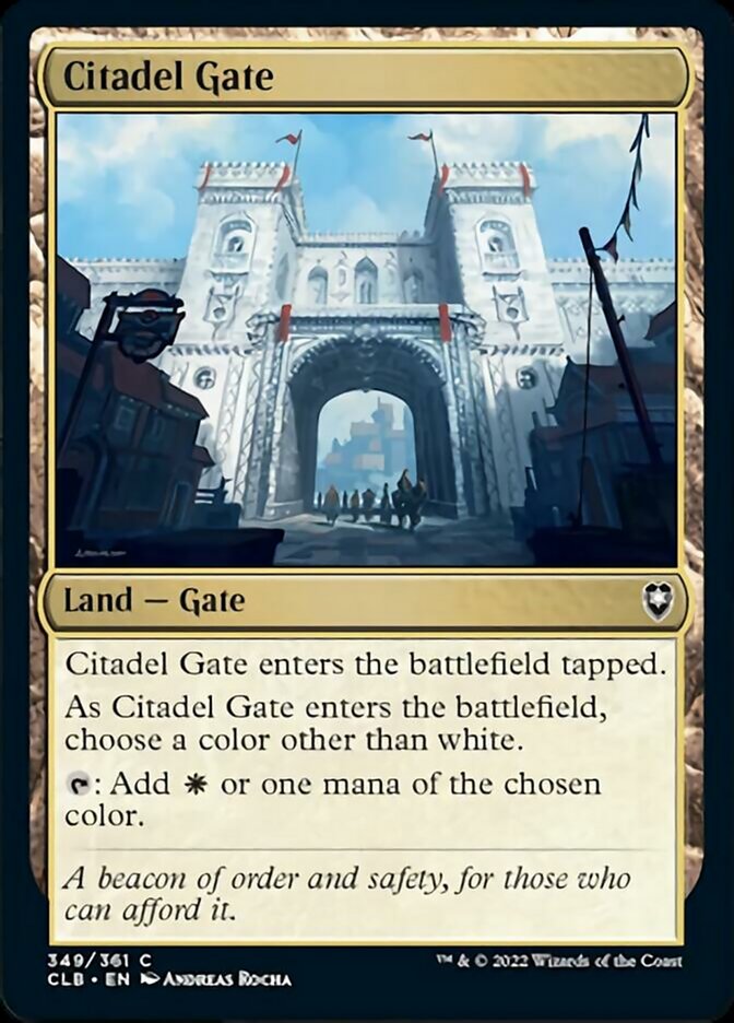 baldurs gate mtg cards Citadel Gate [Commander Legends: Battle for Baldur's Gate] – Darkwater Games