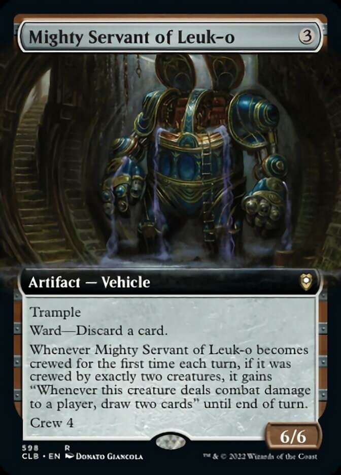 Mighty Servant of Leuk-o (Extended Art) [Commander Legends: Battle for –  Darkwater Games