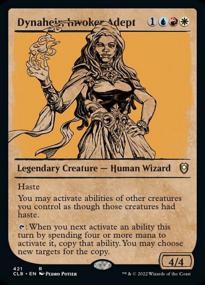 sexiest mtg cards Dynaheir, Invoker Adept (Showcase) [Commander Legends: Battle for Bald – Darkwater Games All cards will be New 