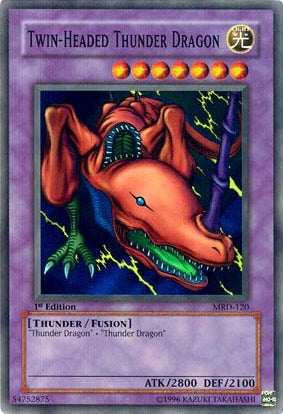 Twin-Headed Thunder Dragon [MRD-120] Super Rare – Darkwater Games