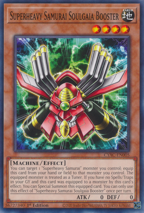 Superheavy Samurai Soulgaia Booster [CYAC-EN005] Common – Darkwater Games