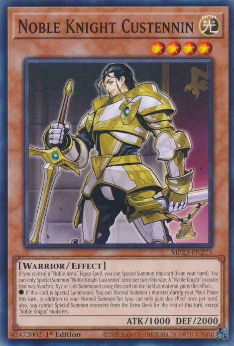 Noble Knight Custennin [MP23-EN275] Common – Darkwater Games