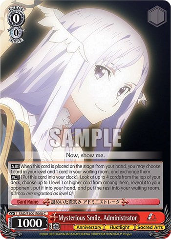 Mysterious Smile, Administrator [Sword Art Online Animation 10th Anniversary]
