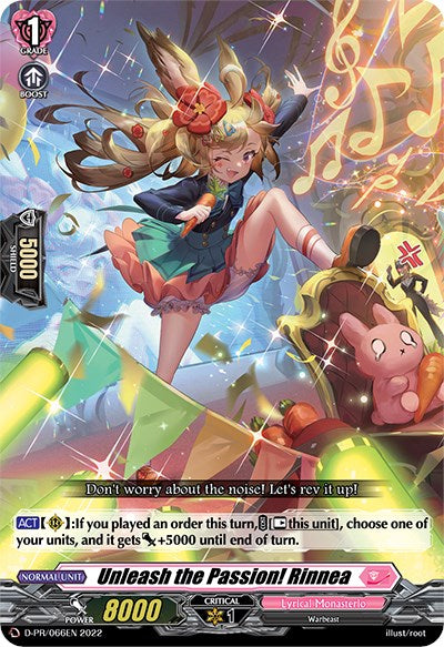 Unleash the Passion! Rinnea (D-PR/066EN) [D Promo Cards]