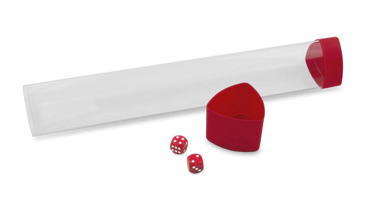 BCW - Playmat Tube - Red with Dice