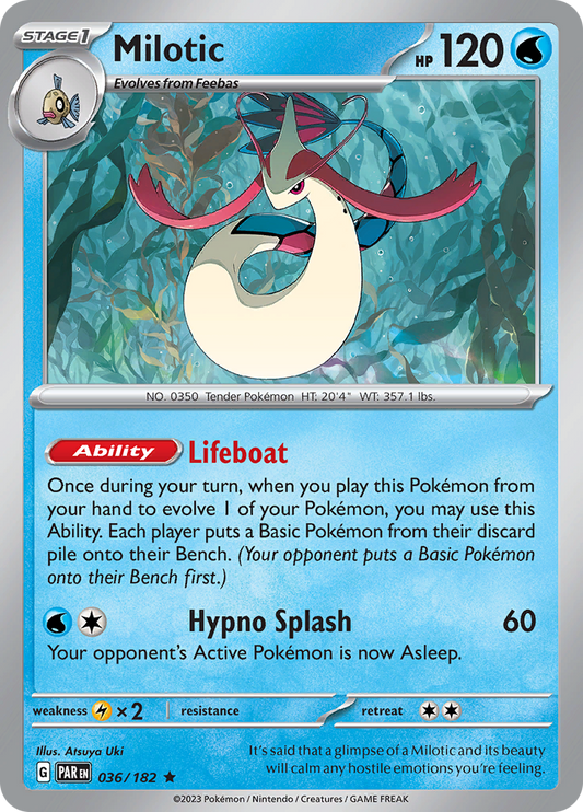 Milotic (036/182) [Scarlet & Violet: Paradox Rift]