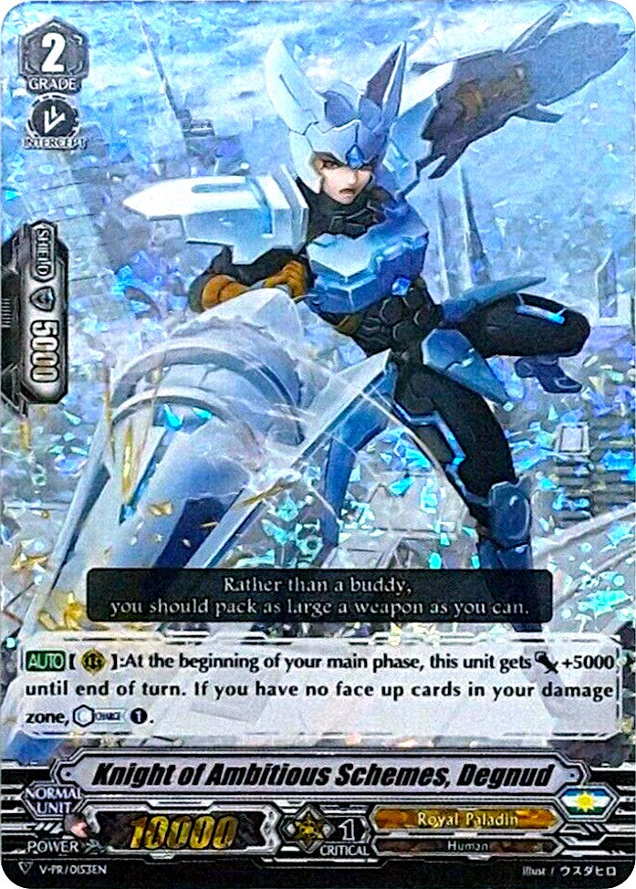 Knight of Ambitious Schemes, Degnud (Parallel Foil) (V-PR/0153EN) [V Promo Cards]
