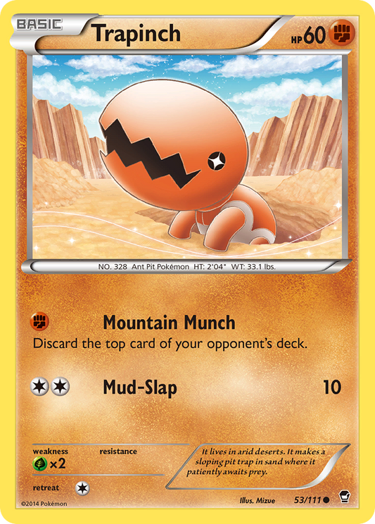 Trapinch (53/111) [XY: Furious Fists]