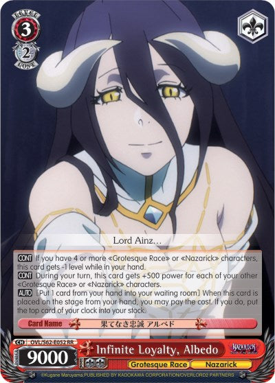Infinite Loyalty, Albedo
