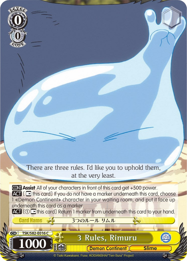 3 Rules, Rimuru