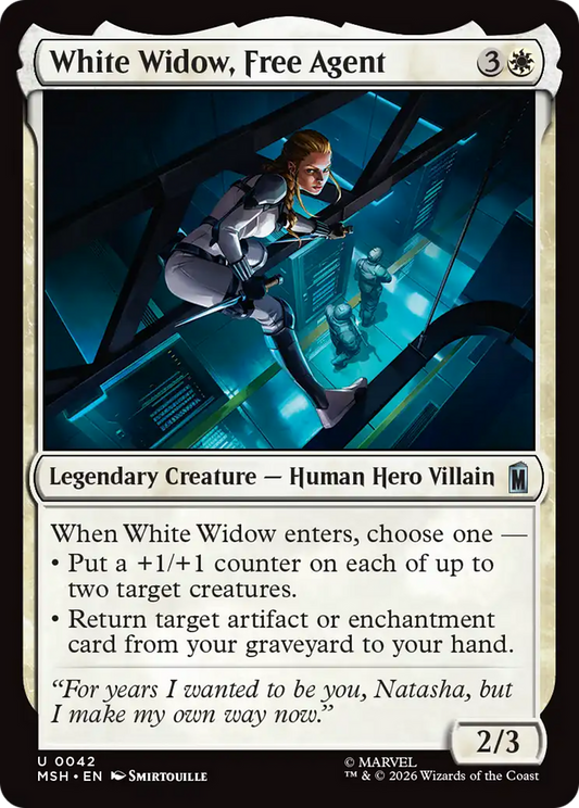 White Widow, Free Agent [Marvel Super Heroes]