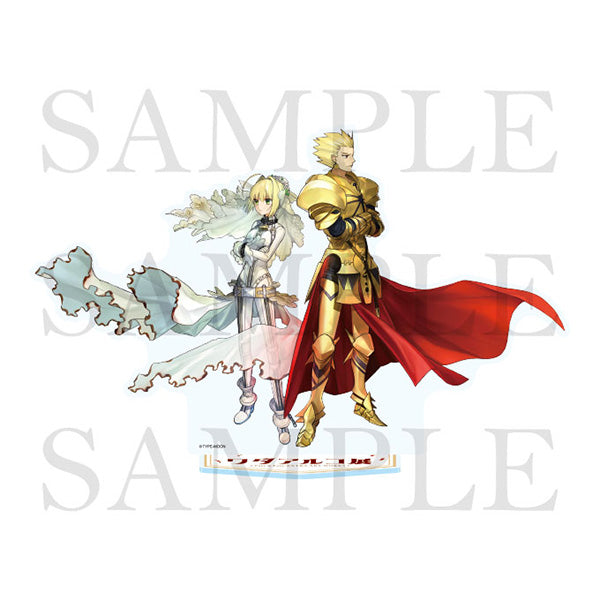 Wada Arco Exhibition : Fate/EXTRA ART WORKS - Saber Bride & Gilgamesh Acrylic Stand