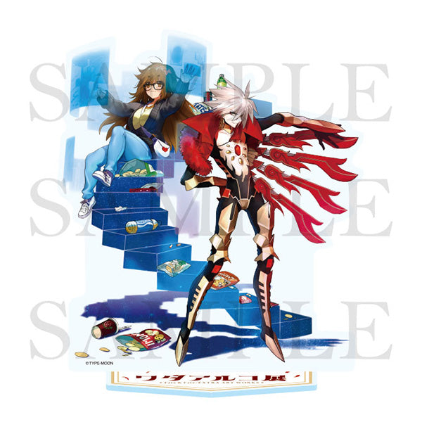 Wada Arco Exhibition : Fate/EXTRA ART WORKS -Jinako Carigiri & Karna Acrylic Stand