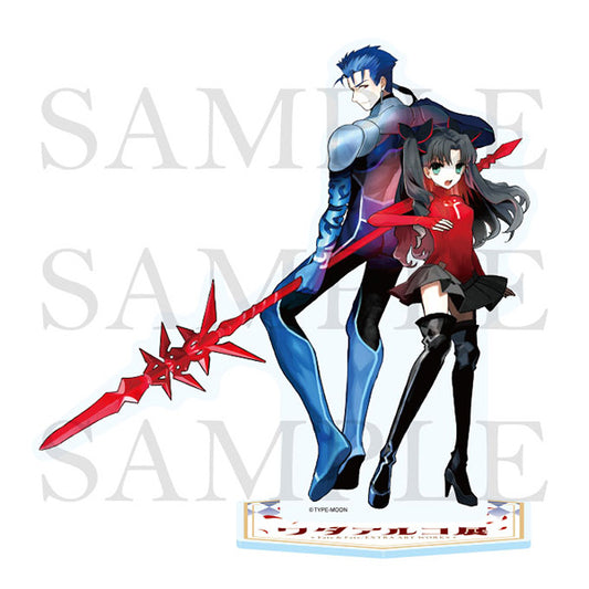 Wada Arco Exhibition : Fate/EXTRA ART WORKS - Tohsaka Rin & Cu Chulainn Acrylic Stand