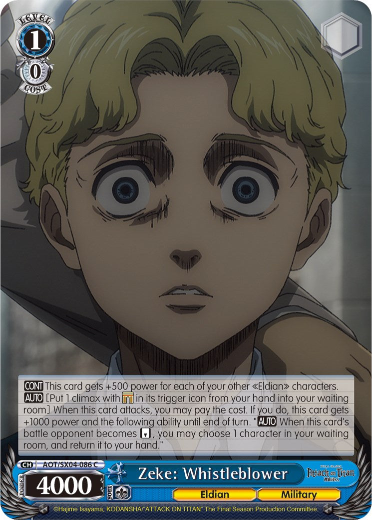 Zeke: Whistleblower