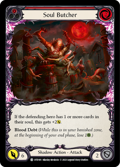 Soul Butcher (Red) [DTD181] (Dusk Till Dawn)  Rainbow Foil