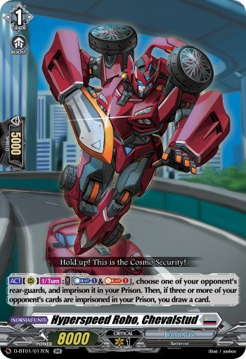 Hyperspeed Robo, Chevalstud (D-BT01/017EN) [Genesis of the Five Greats]