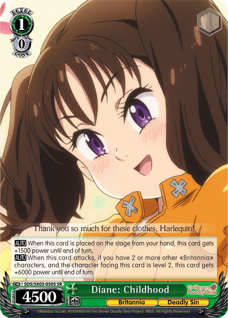 Diane: Childhood (SDS/SX03-030S SR) [The Seven Deadly Sins]