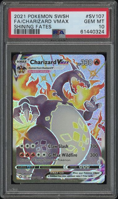 Graded Pokemon - Charizard VMAX (SV107/SV122) Shining Fates PSA 10