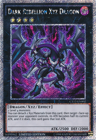 Dark Rebellion Xyz Dragon [CT12-EN002] Platinum Secret Rare