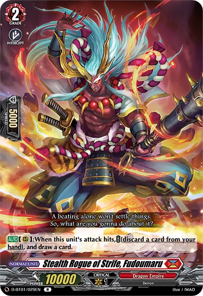 Stealth Rogue of Strife, Fudoumaru (D-BT01/029EN) [Genesis of the Five Greats]