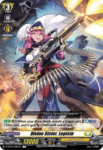 Divine Sister, Lepisto (D-BT01/096EN) [Genesis of the Five Greats]