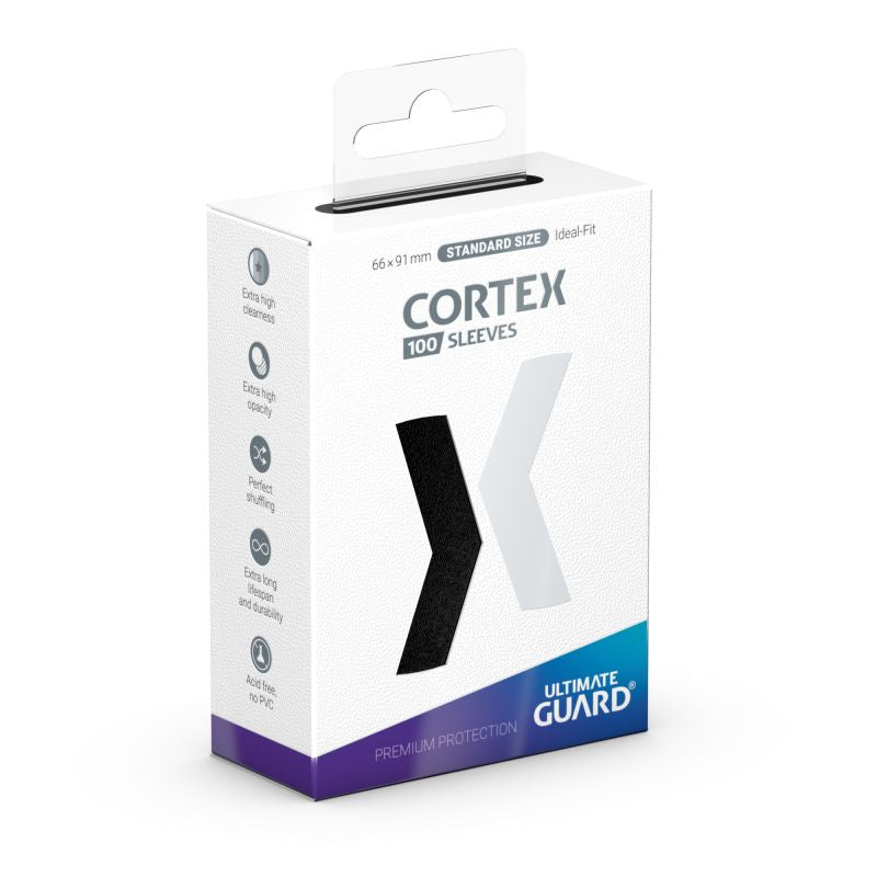 Ultimate Guard - Cortex Sleeves: Standard - Black Glossy (100 ct)