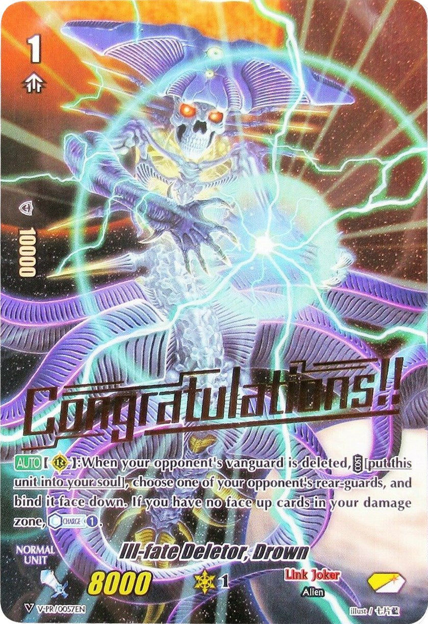 Ill-fate Deletor, Drown (Hot Stamped) (V-PR/057EN) [V Promo Cards]