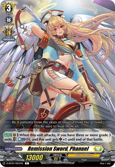 Remission Sword, Phanuel (D-BT01/097EN) [Genesis of the Five Greats]