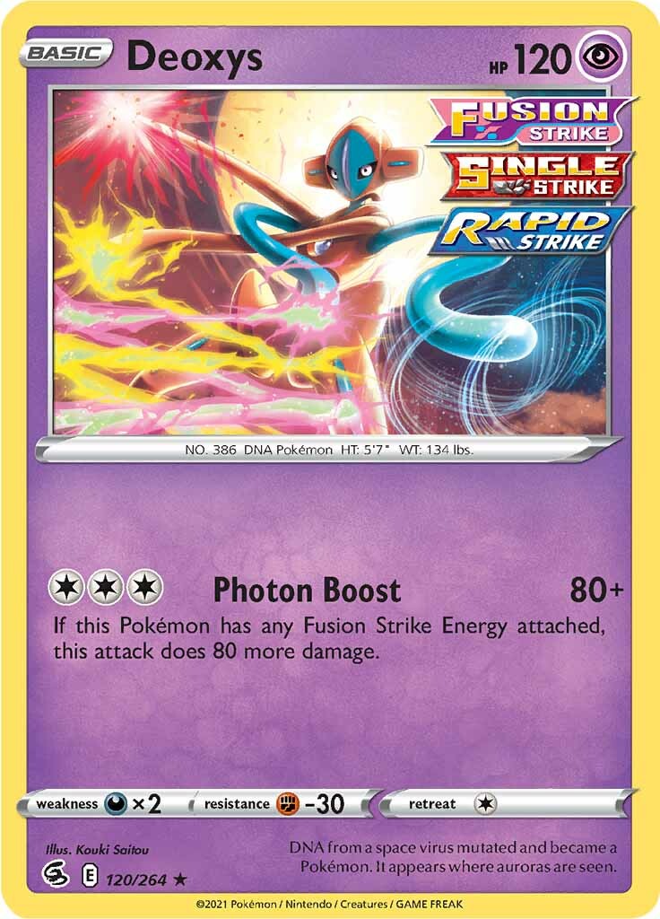 Deoxys (120/264) [Sword & Shield: Fusion Strike]