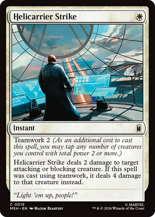 Helicarrier Strike [Marvel Super Heroes]