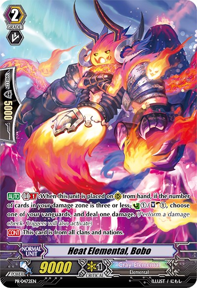 Heat Elemental, Bobo (472) (PR/0472EN) [Promo Cards]