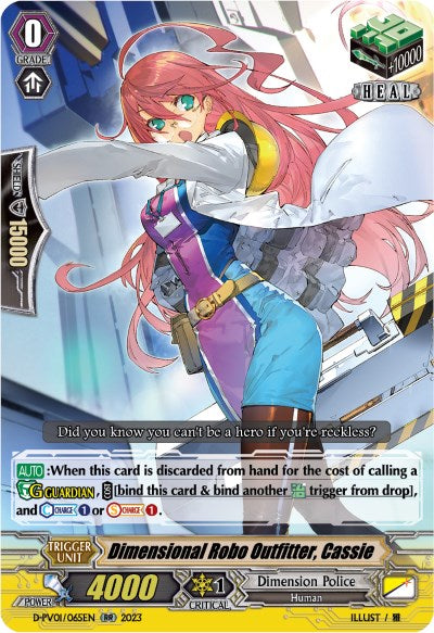 Dimensional Robo Outfitter, Cassie (D-PV01/065EN) [History Collection]