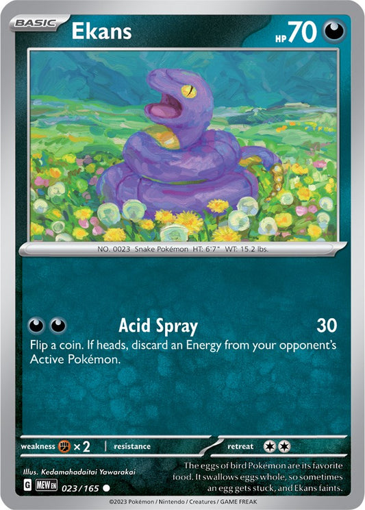 Ekans (023/165) [Scarlet & Violet 151]